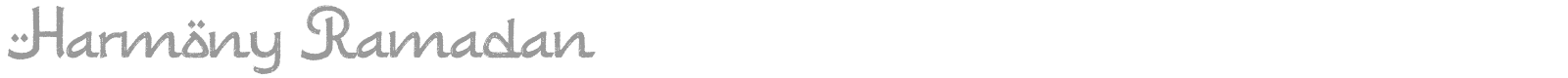 Harmony Ramadan font preview